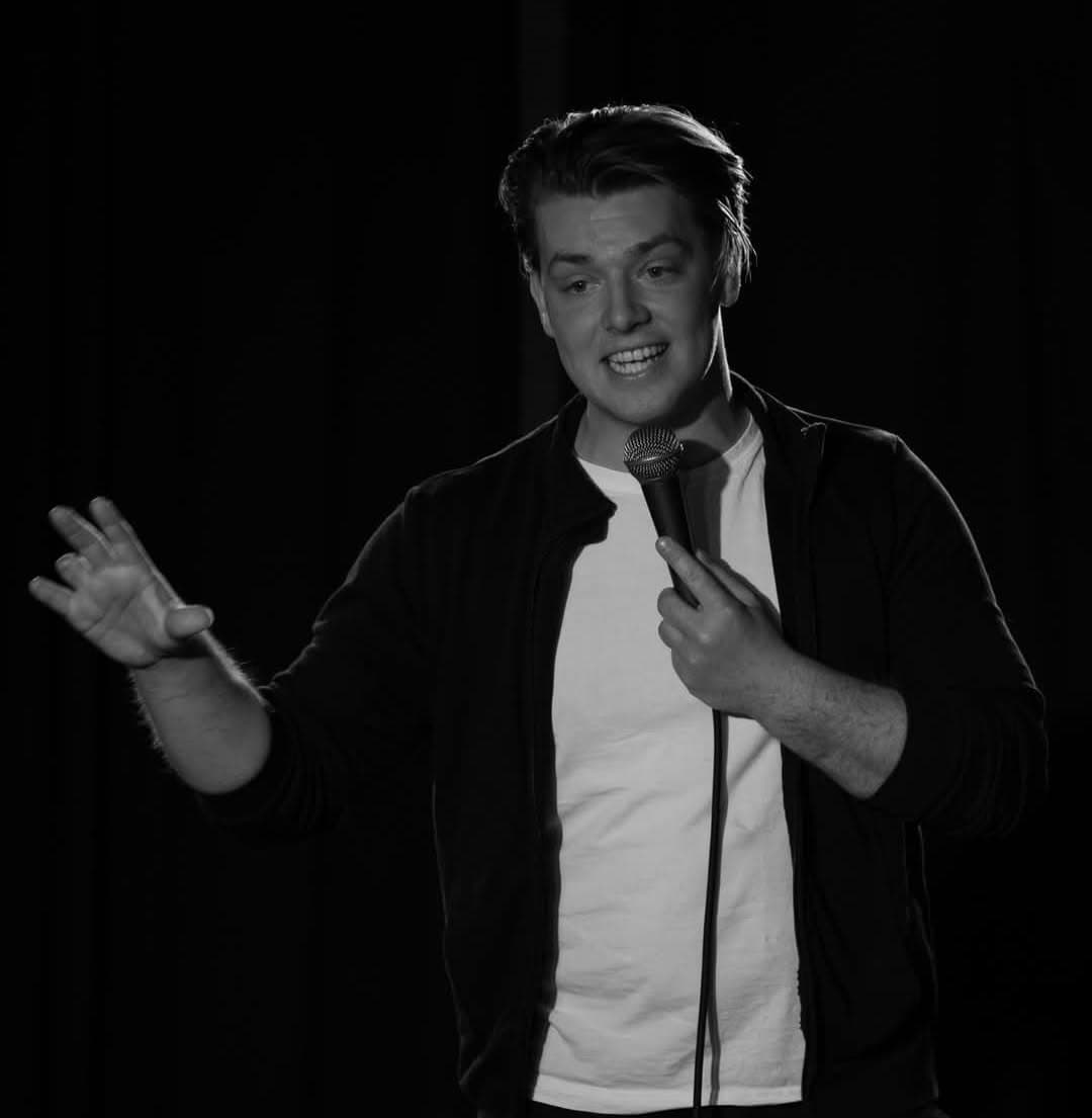 Joakim Olsen, support comedian at Fish & Ships Comedy Club
